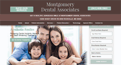 Desktop Screenshot of montgomerydentalassociates.com